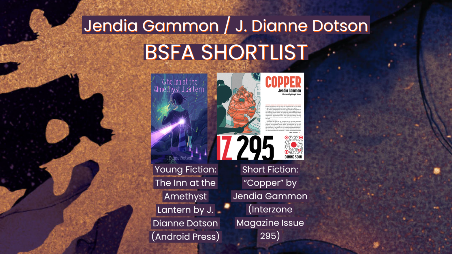 BSFA Awards Shortlisted Twice!
