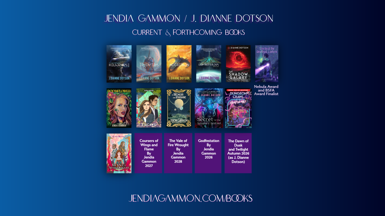 Jendia Gammon / J. Dianne Dotson current and forthcoming books