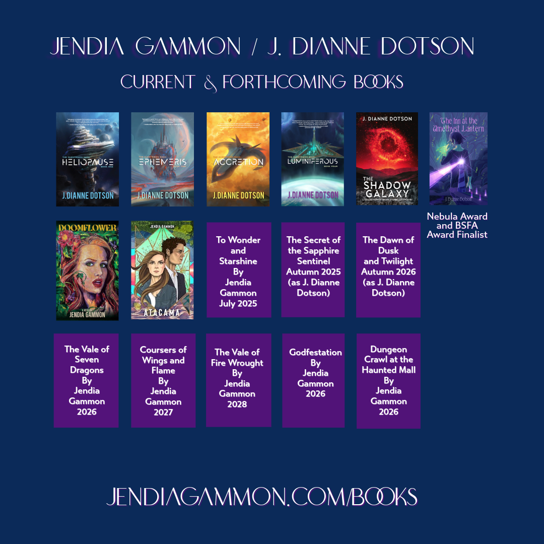 Jendia Gammon current and forthcoming books