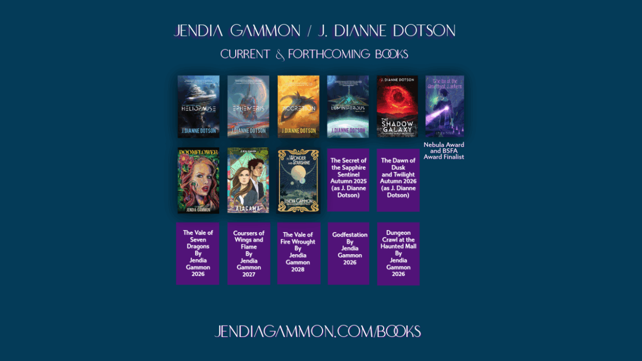 Jendia Gammon / J. Dianne Dotson current and forthcoming books
